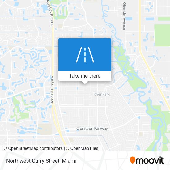 Northwest Curry Street map