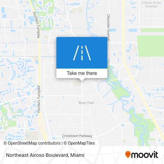 Northeast Airoso Boulevard map