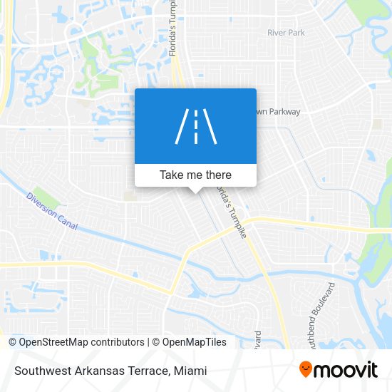Southwest Arkansas Terrace map