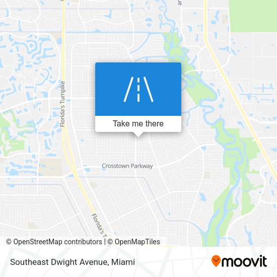 Southeast Dwight Avenue map