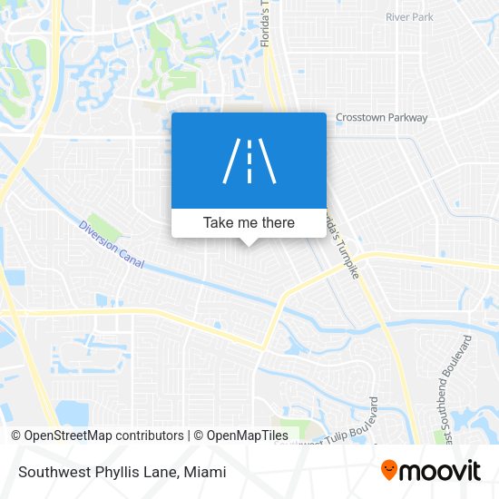Mapa de Southwest Phyllis Lane