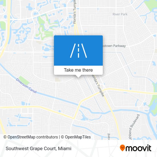 Southwest Grape Court map