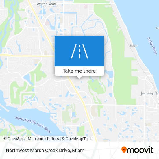 Northwest Marsh Creek Drive map