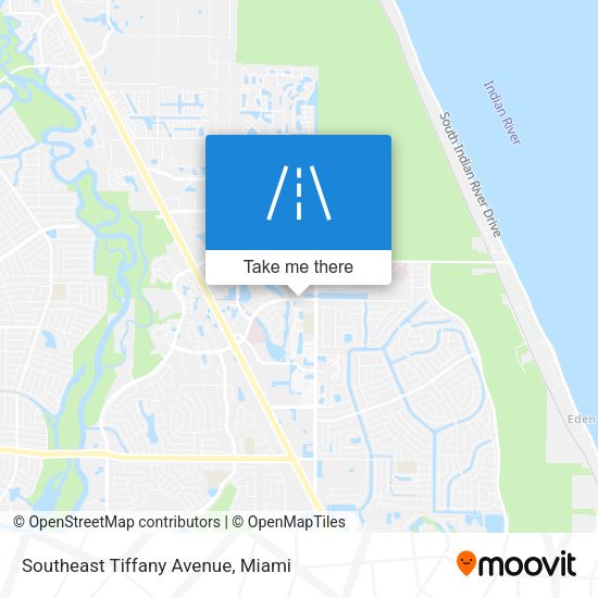 Southeast Tiffany Avenue map