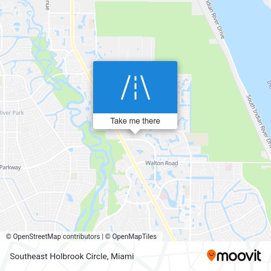 Southeast Holbrook Circle map