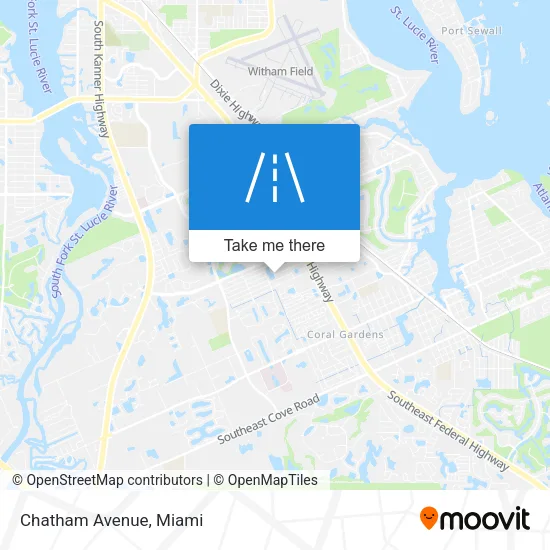 Chatham Avenue map