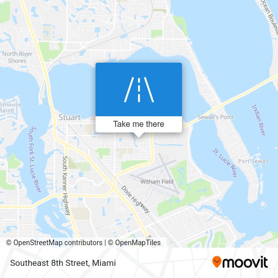 Mapa de Southeast 8th Street