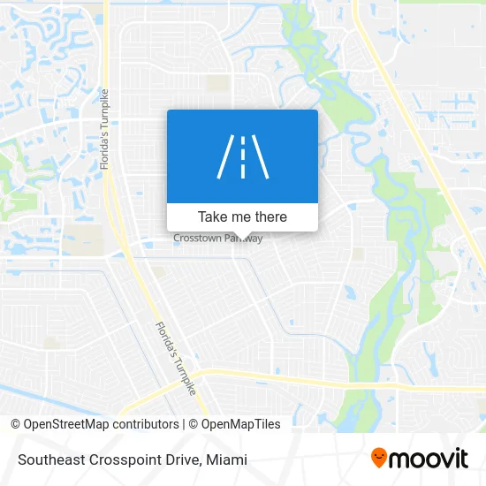 Southeast Crosspoint Drive map