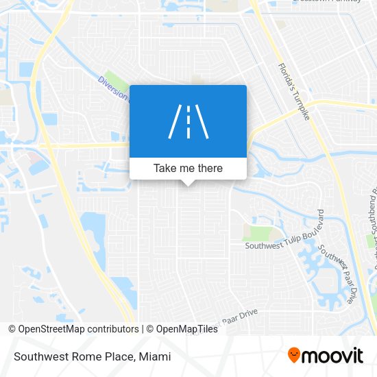Southwest Rome Place map