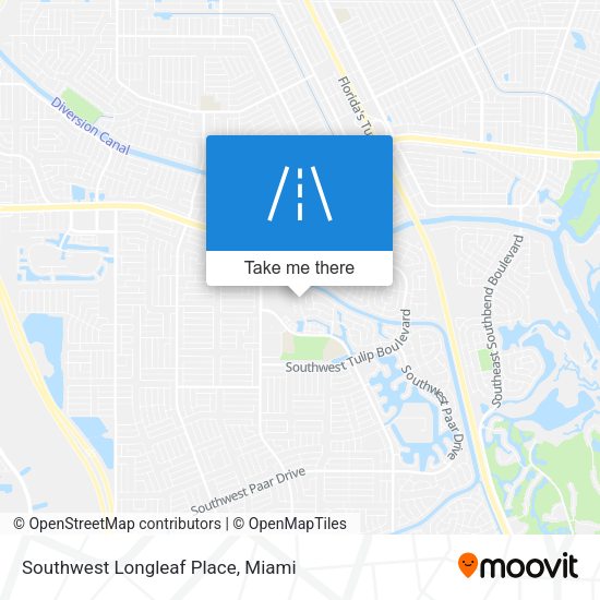 Mapa de Southwest Longleaf Place