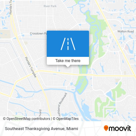 Mapa de Southeast Thanksgiving Avenue