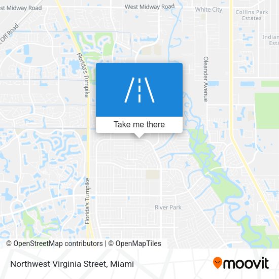 Mapa de Northwest Virginia Street