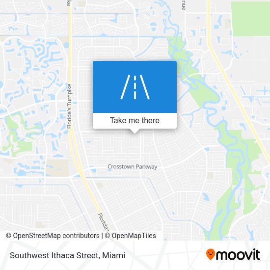 Southwest Ithaca Street map