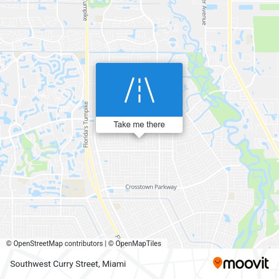Mapa de Southwest Curry Street