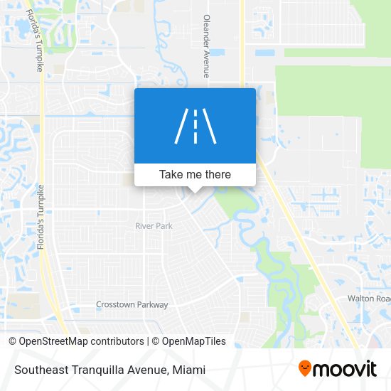Southeast Tranquilla Avenue map