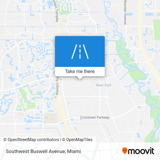 Southwest Buswell Avenue map