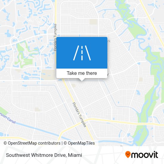 Mapa de Southwest Whitmore Drive