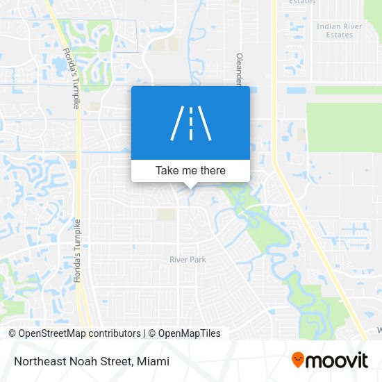 Mapa de Northeast Noah Street