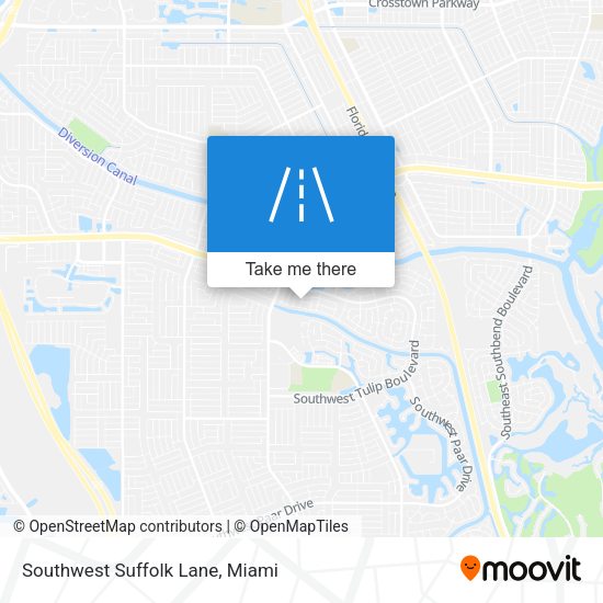 Southwest Suffolk Lane map