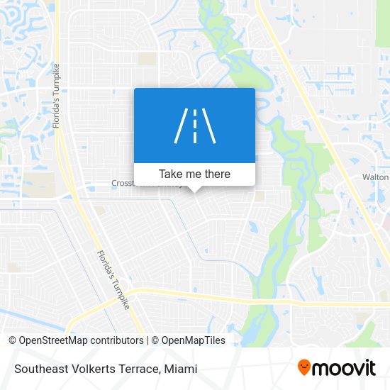 Mapa de Southeast Volkerts Terrace