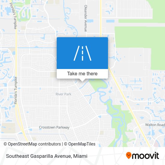 Mapa de Southeast Gasparilla Avenue