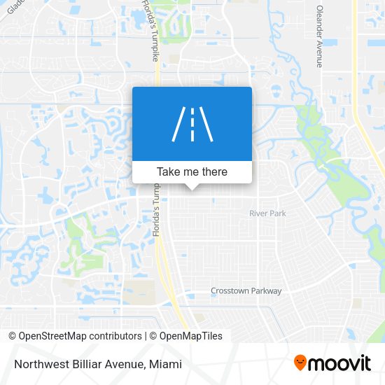 Northwest Billiar Avenue map