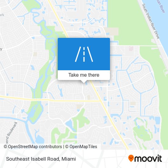 Southeast Isabell Road map