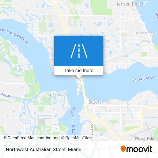 Mapa de Northwest Australian Street
