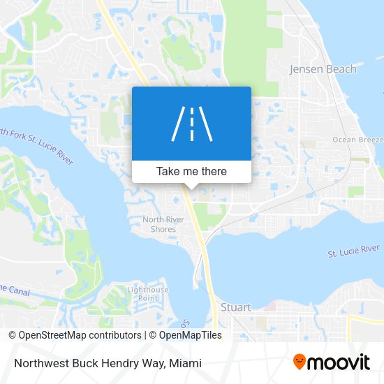 Mapa de Northwest Buck Hendry Way