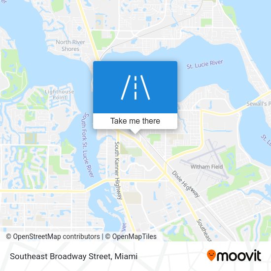 Southeast Broadway Street map
