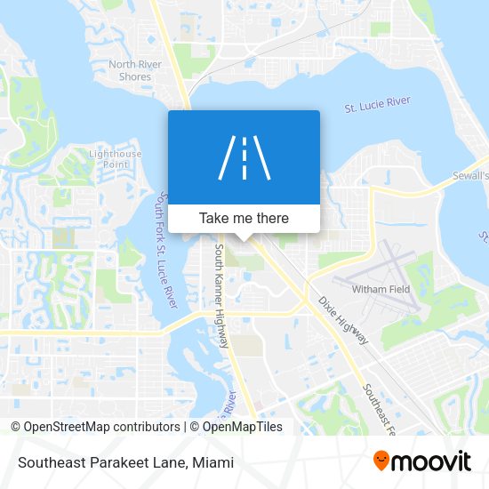 Southeast Parakeet Lane map