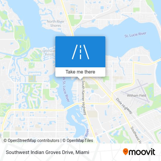 Mapa de Southwest Indian Groves Drive