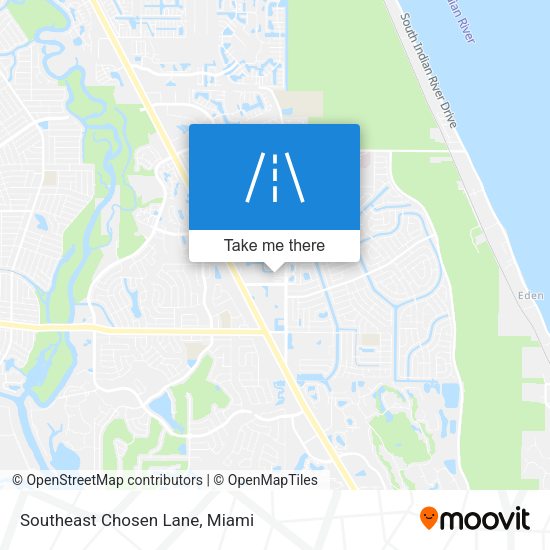 Southeast Chosen Lane map