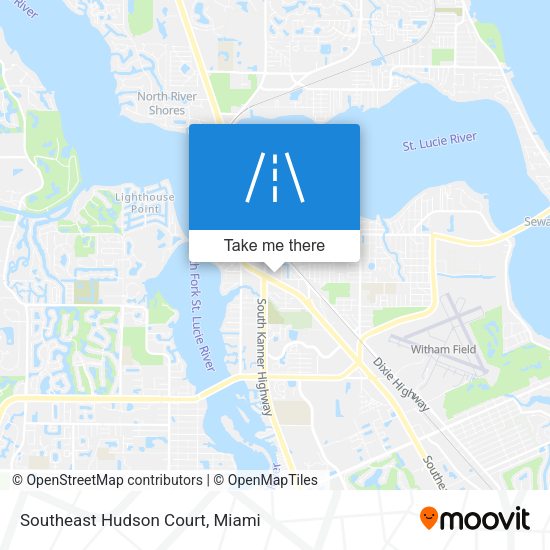 Southeast Hudson Court map