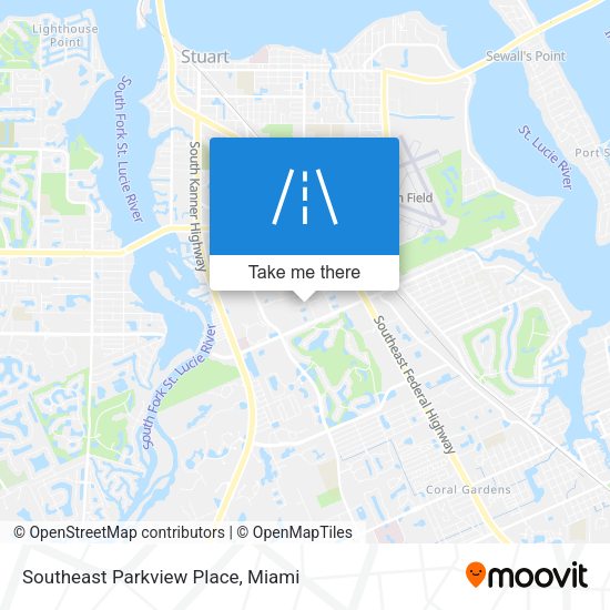 Southeast Parkview Place map