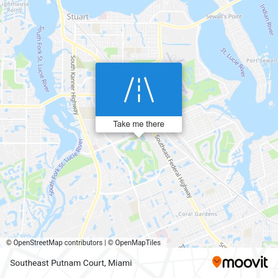 Southeast Putnam Court map