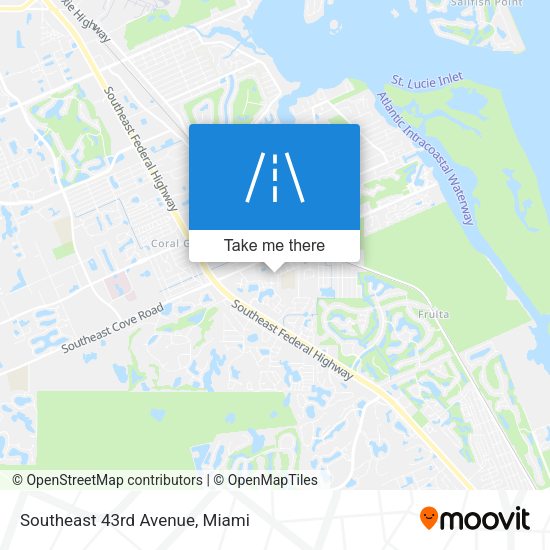 Southeast 43rd Avenue map