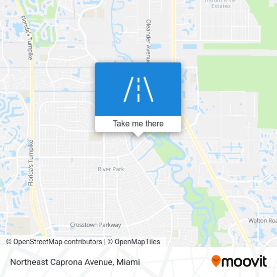 Mapa de Northeast Caprona Avenue