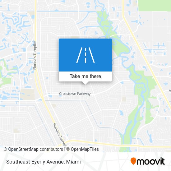 Mapa de Southeast Eyerly Avenue