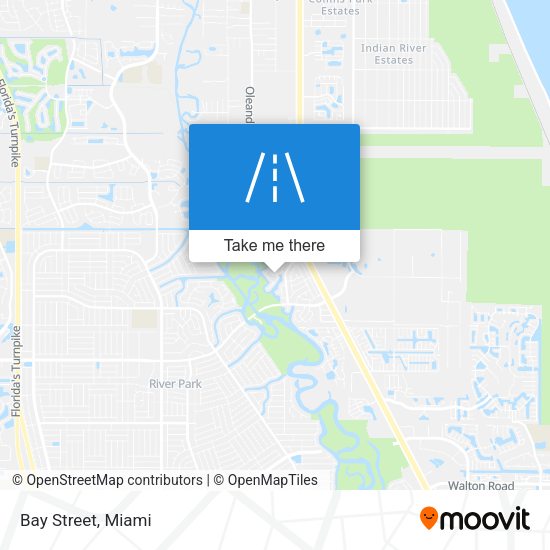 Mapa de Bay Street