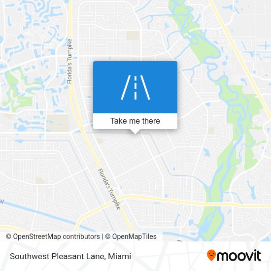 Mapa de Southwest Pleasant Lane