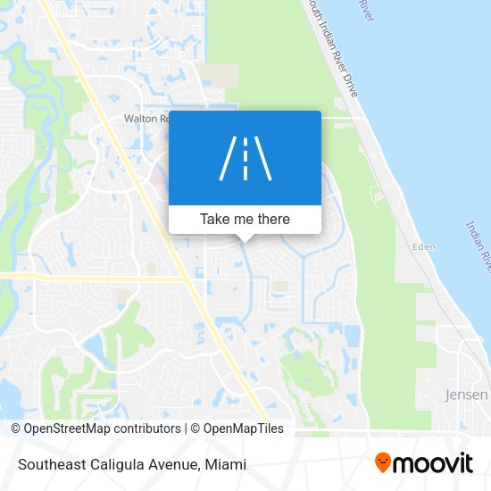 Southeast Caligula Avenue map