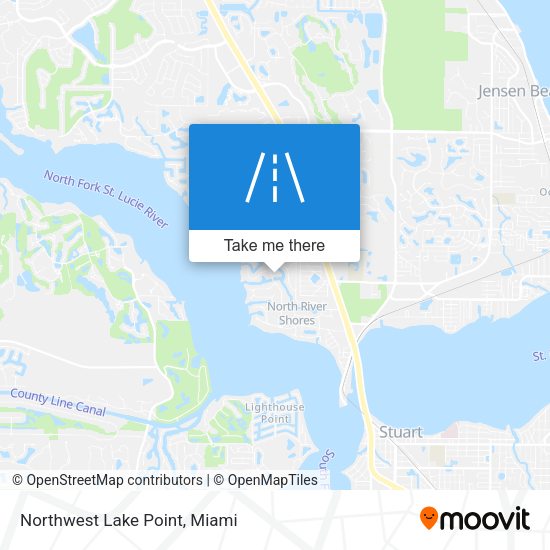 Mapa de Northwest Lake Point