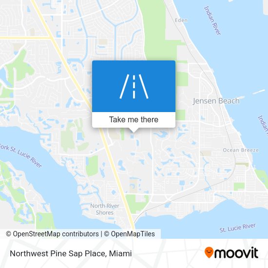 Mapa de Northwest Pine Sap Place