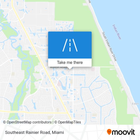 Southeast Rainier Road map