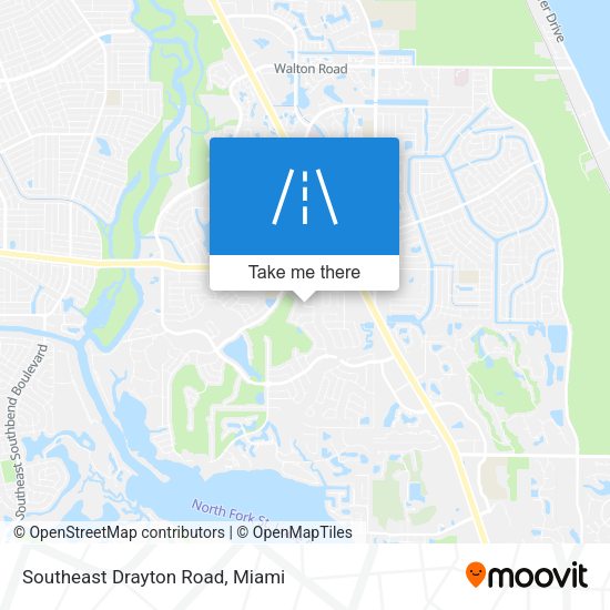 Southeast Drayton Road map