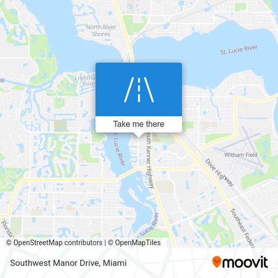 Southwest Manor Drive map