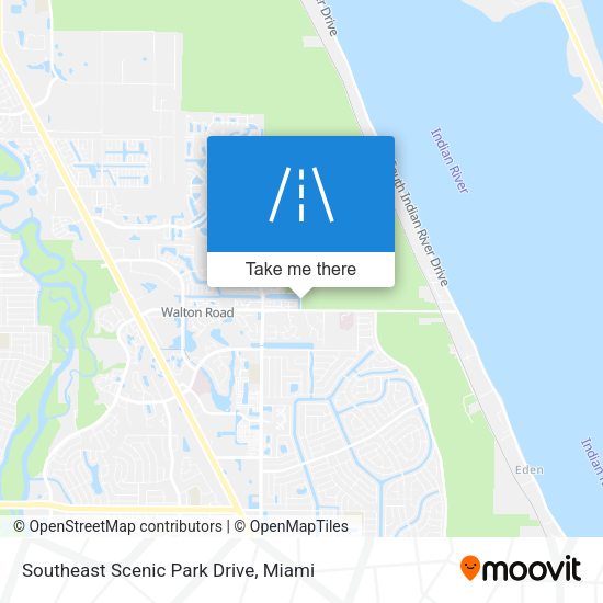 Southeast Scenic Park Drive map