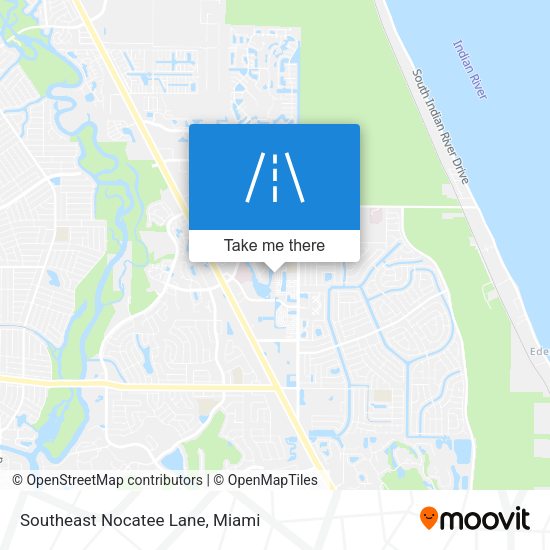 Southeast Nocatee Lane map
