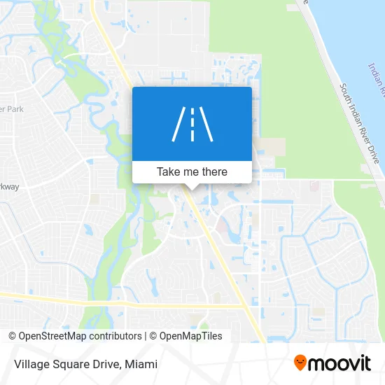 Village Square Drive map